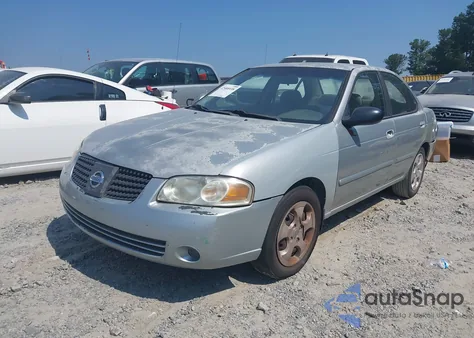2004 Nissan Sentra 1.8S z USA, uszkodzony, nr VIN 3N1CB51D54L856539